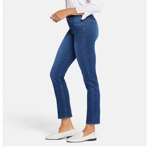 NYDJ Sheri Slim Jeans High Rise in Cooper Wash Size 8 EUC